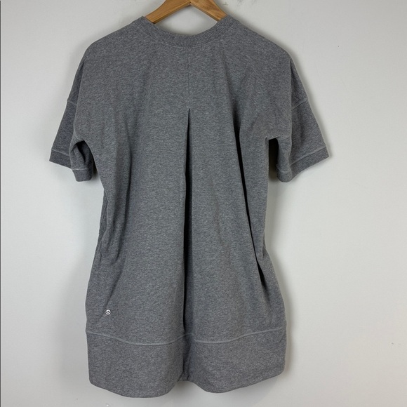 Lululemon Mudra Sweatshirt Heathered Medium Grey Size 8 - Picture 5 of 9